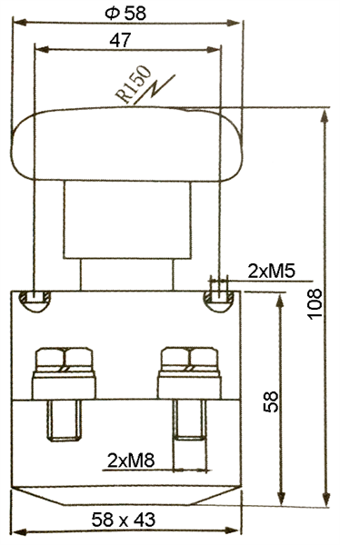 CÔNG TẮC KHẨN CẤP 220V 250A (ZDK31-250) - CÁI