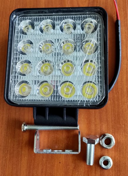 ĐÈN PHA LED 16 BÓNG 12V-48V/48W - CÁI