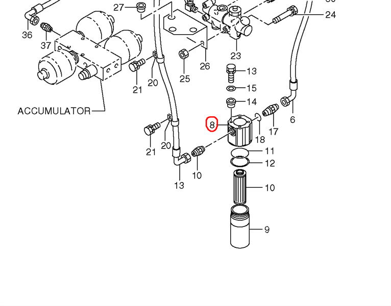 ĐẦU LỌC NHIÊN LIỆU FD300-2 - CÁI