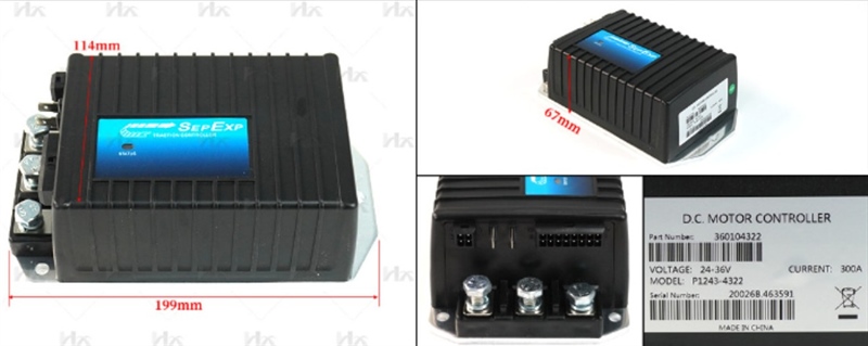 HỘP ĐIỀU KHIỂN 24-36V/300A P1243-4322 (SERI 20026B.463591) - CÁI