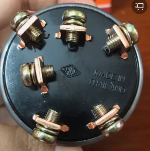 Ổ KHÓA ĐỀ 6 CHÂN FD10~30-12/-14 (CHÌA DẸP) - CÁI