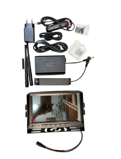 BỘ CAMERA XE NÂNG 7INCH 60V 1080P - BỘ