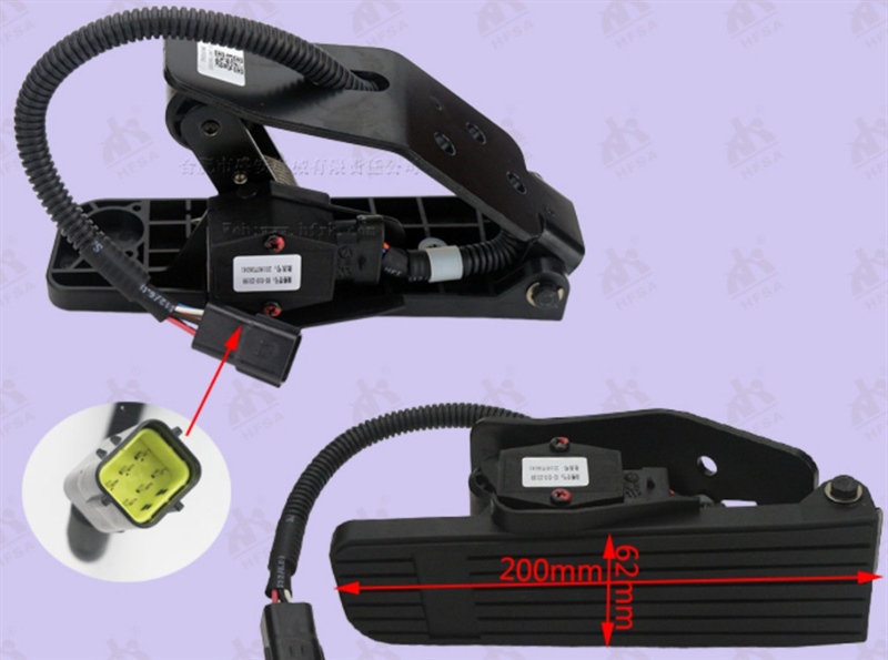 BÀN ĐẠP CHÂN GA 6 DÂY 12V CPCD30-Q10H - CÁI