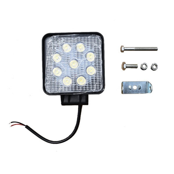 ĐÈN PHA LED 9 BÓNG 12~48V 27W - (DÀY 35mm) - CÁI