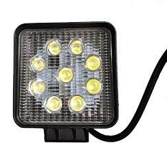 ĐÈN PHA LED 9 BÓNG 12~48V 27W - (DÀY 35mm) - CÁI