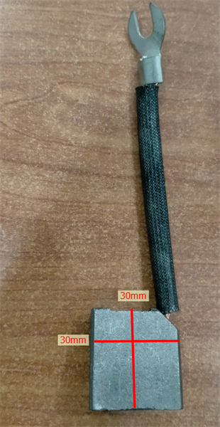 CHỔI THAN 30x30x12.4 (mm) - CÁI