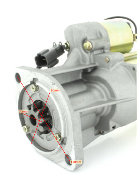 ĐỀ ZD30 (Y61) 9T 12V 2.5kW FD20~30T5 - CÁI