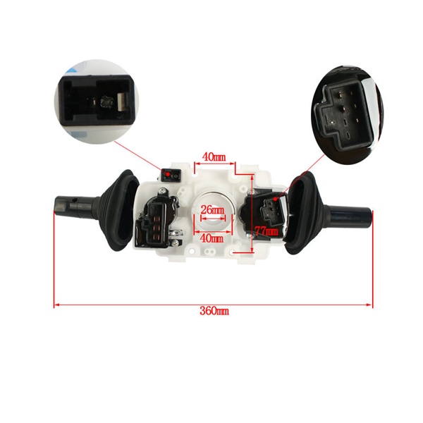 CẦN GẠT SỐ + ĐÈN S4S-2/L02 NISSAN - BỘ