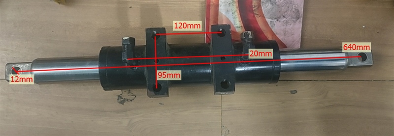 THƯỚC LÁI C12/C14 FD25/30 - BỘ