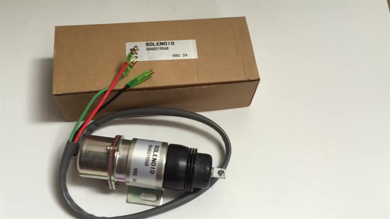 SOLENOID VAVLE TẮT MÁY 24V 4JG2 6BB1 6BG1 - CÁI