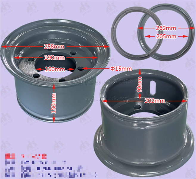 MÂM XE 16x6-8 6 LỖ 100mm CPD15 (XE ĐIỆN) - BỘ