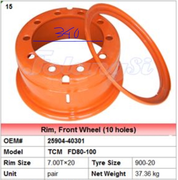 MÂM XE 900-20 10 LỖ 340-390 (GÀI PHE) - CÁI